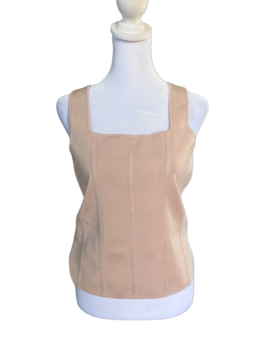 White House Black Market Tops - White House Black Market Pale Blush Pink Square Neck Tank Top
